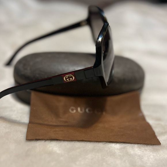 Authentic Gucci Brown tortoise GG 3538/S Gradient over size...